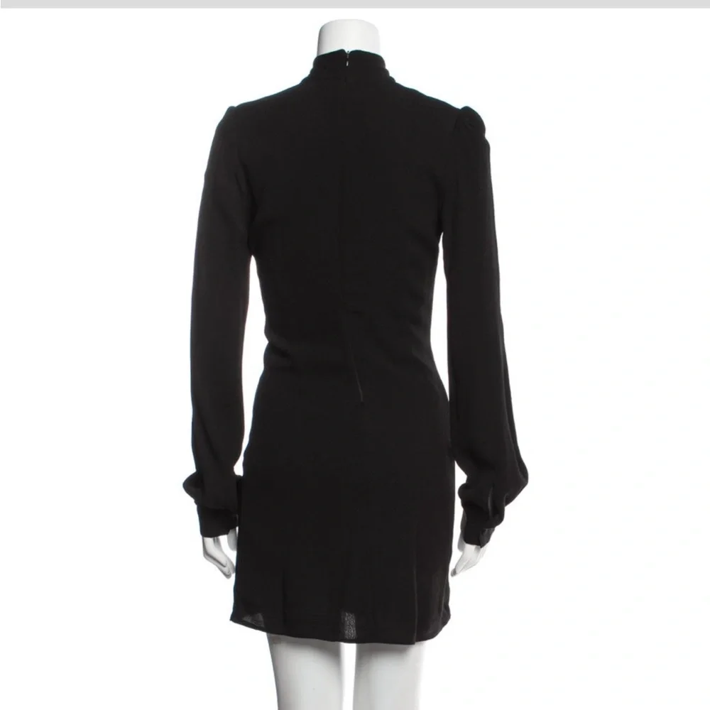 Stone cold Fox black mock neck mini dress - Picture 2 of 3